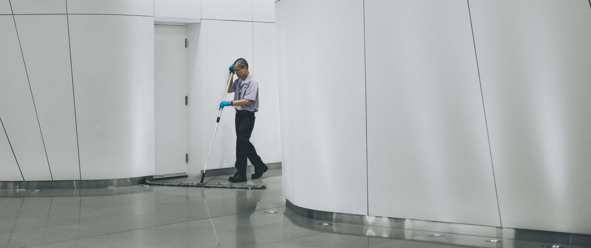 ursource worker cleaning customer shipping software solutions