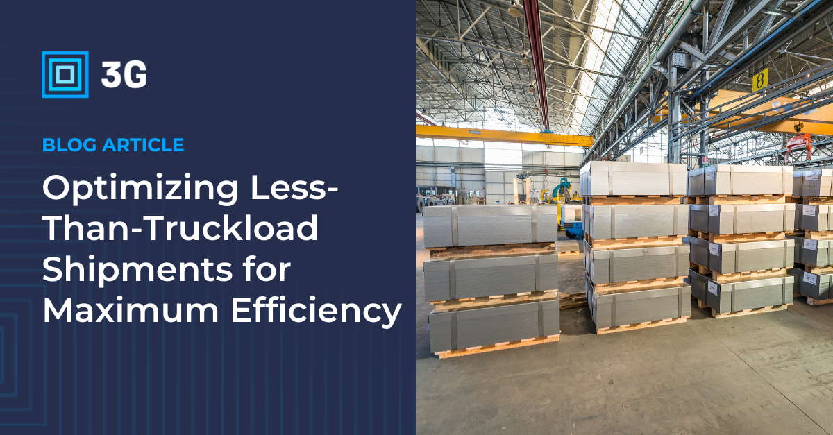 Optimizing Less-Than-Truckload Shipments for Maximum Efficiency