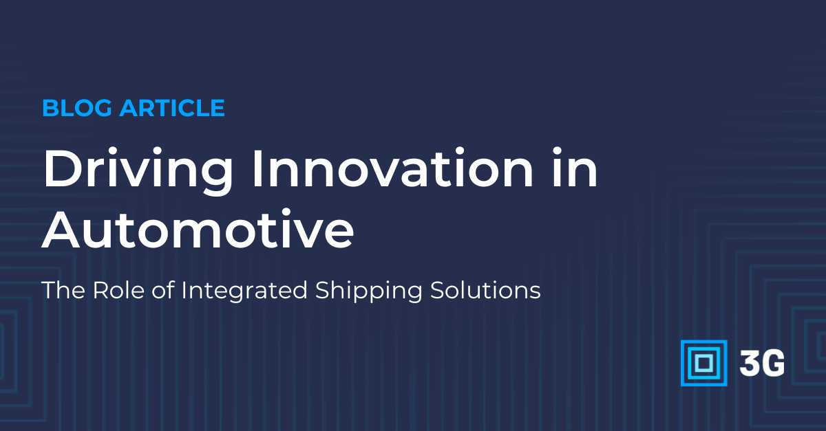 Driving Innovation in Automotive: The Role of Integrated Shipping Solutions