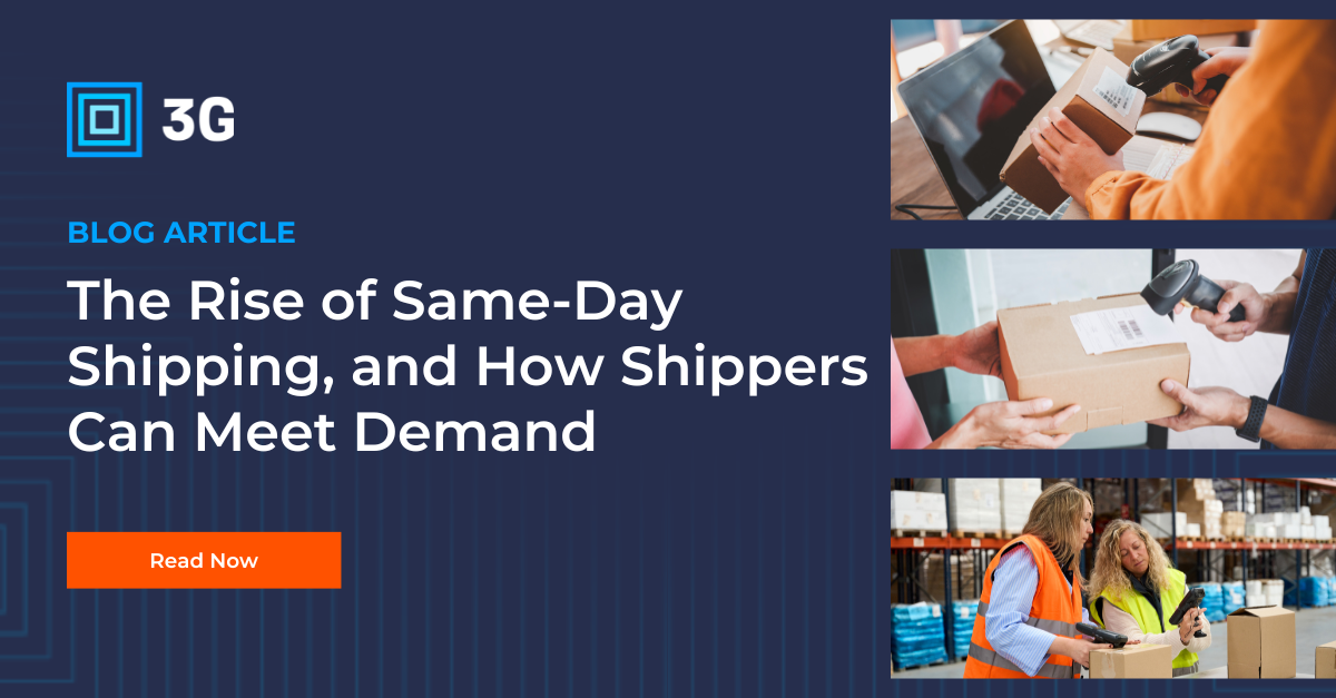 The Rise of Same-Day Shipping, and How Shippers Can Meet Demand